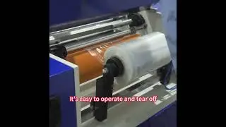 Tear line small rewinder #machine  #factory