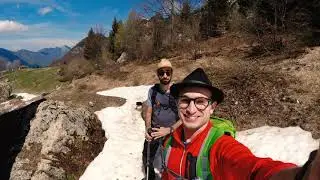 rifugio campogrosso tra boschi e neve