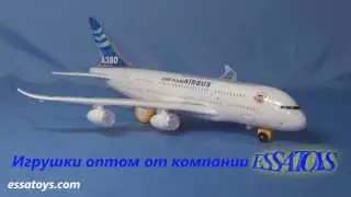 Музыкальный самолет Аэробус от игрушки оптом ЕССА ТОЙС