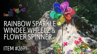 Rainbow Sparkle Windee Wheelz and Flower Spinner - In the Breeze