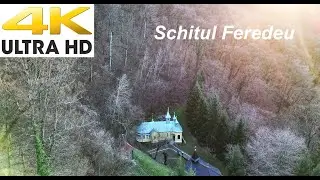 Filmare cu drona de la Cetatea Siria la Schitul Feredeu. Siria Fortress surroundings, drone footage.