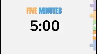5 Minute Timer - Puzzle Pieces