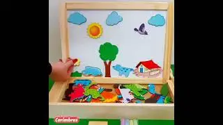 Lousa Infantil Magn&eacute;tica Carimbr&aacute;s