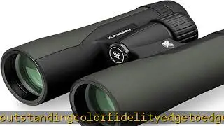 Vortex Optics Crossfire HD 10x42 Binoculars - HD Optical System, Tripod Adaptable, Rubber Armor, Wa
