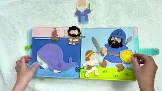 Bible Old Testament Stories Interactive Felt Quiet Books BB1 Christian Toys for Kids