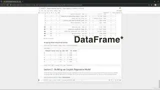 78  Creating our Machine Learning Model Logistic Regression