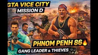 GTA Vice City &ndash; Phnom Penh 86 (Mission D) | Lance Vance | Chaos with Cops 🔥