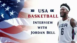 Jordan Bell after practice with USA Basketball
