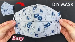 New Style 3D Mask! Diy Breathable Face Mask Easy Pattern Sewing Tutorial | DIY Beautiful Mask Ideas