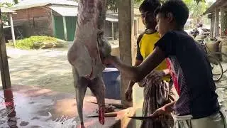 Amazing Goat Cutting Skills..Goat Cutting Cleaning Skills🐐Goat Cutting Skills Bangladesh