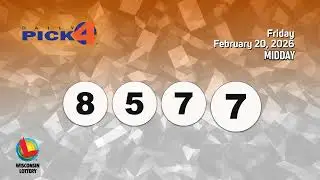 Wisconsin Lottery MiddayDraw 02/20/2026