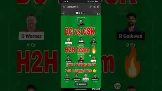 DC vs CSK dream11 team | DC vs CSK today match | #ipl2023 #sports