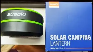 Review of the Suaoki Solar Camping Lantern - Recommended!