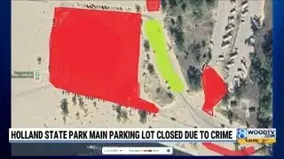 Holland State Park main parking lot closed due to crime