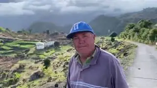 Cilaos  - Ti Lou  - producteur de lentilles de Cilaos  - La Réunion