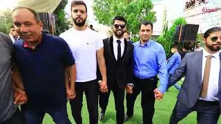 الدبكة على اصولها مع الفنان شادي البوريني وصهيب الجماعيني 2022 زفة العريس عاصم طعم الله . قيره