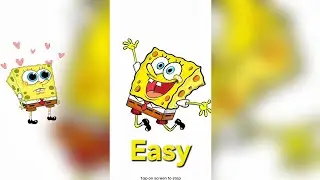 How to Draw SpongeBob SquarePants Step by Step | Easy Cartoon Drawing #spongebob#Drawing#cartoon 