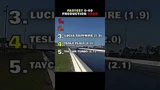 Fastest 0-60 Production Cars! #shorts