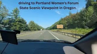 Поездка к живописной смотровой площадке Portland Women's Forum State Scenic Viewpoint в штате Оре...