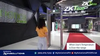 ZKTEco Walkthrough Metal Detector with Temperature Scanner ZKD3180s [TD]