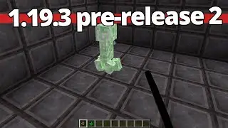 Minecraft 1.19.3 – Pre-release 2 – Creeper + carga ígnea, tooltips y bugs resueltos