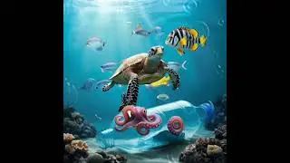 Turtle Bruno #saveocean  🐢 @SOLLOMOONStory #animatedstorytelling #climatechange #cleanoceans