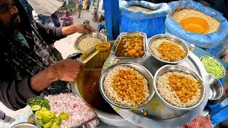 Very Humble Person Selling Ghugni Muri Price ₹ 20  Only । Street Food Vlog India