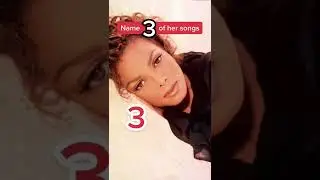 JANET JACKSON CHALLENGE‼️ Can you name 3 songs⁉️⏰ #shorts