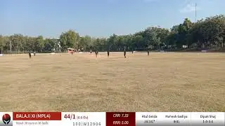 Live Cricket Match | MAHESHWARI XI (MPL4) vs BALAJI XI (MPL4) | 29-Dec-19 07:53 AM 12 overs | MYS MP