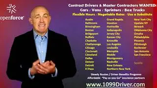 Join the #Openforce #National #Delivery #Driver #Registry  All Markets / Vehicle ~ Sign up is FREE