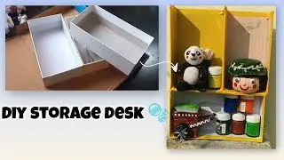 Dekho purane phone cover ka kamal ||diy storage desk idea||#easycrafts#bestartpainting 