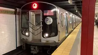 On board Broad Street bound R179 (J)Train from Canal Street to Fulton Street