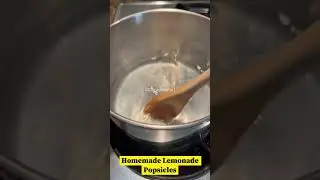 How to make Homemade lemonade Popsicles! DIRECTIONS IN DESCRIPTION #shorts ￼