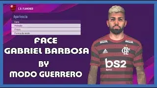PES 2017 |PC| CPK | FACE GABRIEL BARBOSA Version Final + TATTOO 2019 BY MODO GUERRERO