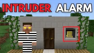 How To Make An Intruder Alarm System in Minecraft (Easy)