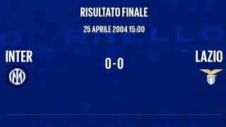 Inter-Lazio 0:0, 2003/04 - Domenica Sportiva