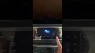 Samsung Slide in Range Set Clock