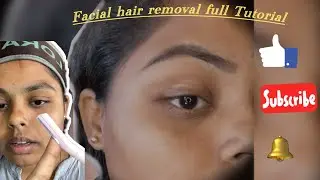 Facial hair removal full tutorial 