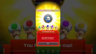Mario Kart Tour (Space Tour) Cup 4: Chargin' Chuck Cleared (8-1-2025) #shorts