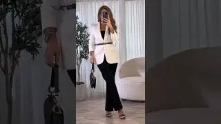 🤍🖤 Inspirate con estas ideas en blanco y negro, combinaci&oacute;n moderna y elegante 🖤