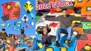 Kite shopping 2026 | itni saari designer patangein | kite flying & collection