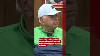 Force won&rsquo;t solve Ladakh unrest; dialogue is key, BJP leaders responsible: Farooq Abdullah