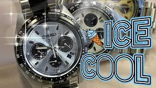 Seiko SSC909 Ice Blue Speedtimer