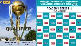 LOONGS CRICKET CLUB Vs TRIDENT CRICKET CLUB | VELLORE CRICKET GROUND