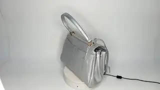 Rosalie Silver Tuscany Leather Single Handle Bag