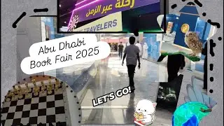 A tour of the Abu Dhabi Book Fair 2025📚 (events)✨ 