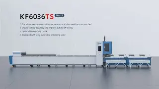 TS Series : Dual-Chuck Revolution: High-Speed Laser Tube Cutting