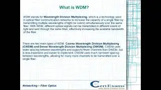 What is WDM?