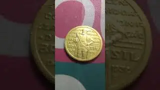 Moeda suvenir falsa de &eacute;pica