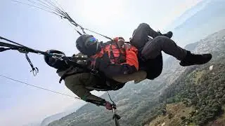 Paragliding in Pokhara, Nepal 